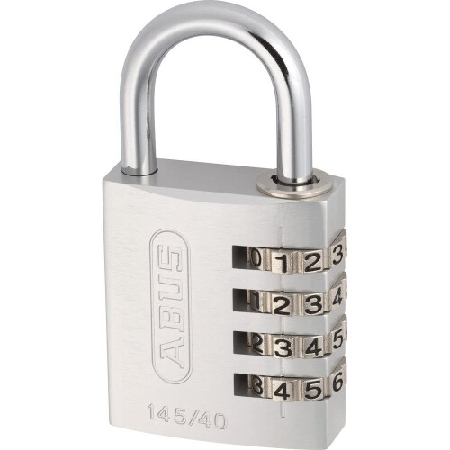 Abus ABUS AB145/40 Plata Padlock, Silver, 40 1