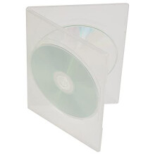 50 x Viva Elite Branded Slim Double Clear DVD Case (Face on Face) 7mm Spine in Dragon Trading Packaging