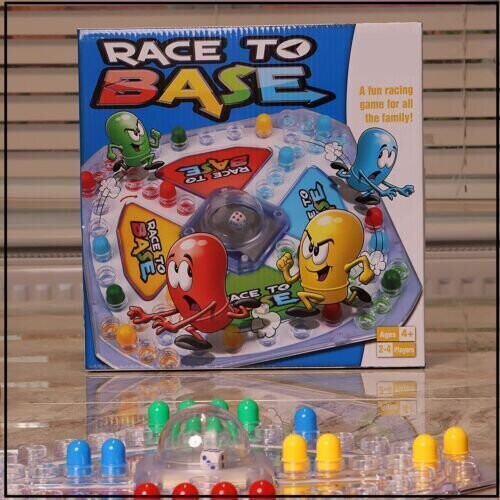 RACE TO BASE GAME TRADITIONAL CLASSIC BOARD GAME FOR XMAS GIFT