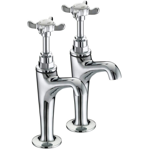 Bristan Bristan N HNK C 1901 High Neck Kitchen Pillar Taps, Chrome