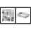 Curver 2 x Grey A4 Paper Tray Curver Basket Plastic Rattan Desk Organiser 2