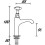 Bristan Bristan N HNK C 1901 High Neck Kitchen Pillar Taps, Chrome 2