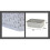 Curver 2 x Grey A6 Small Curver Nestable Plastic Rattan Storage Basket Tray 2