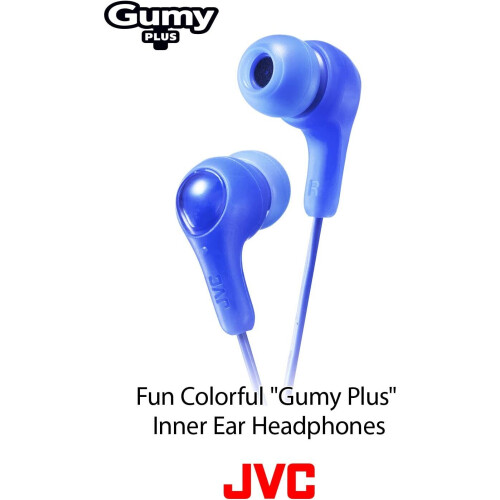 JVC JVC Gumy Ακουστικά in Ear, Ικανός Ήχος, Άνετη και Σταθερή Εφαρμογή, Σιλικόνη S/M/L - HAFX7V Μωβ 1