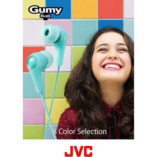 JVC JVC Gumy Ακουστικά in Ear, Ικανός Ήχος, Άνετη και Σταθερή Εφαρμογή, Σιλικόνη S/M/L - HAFX7V Μωβ 2