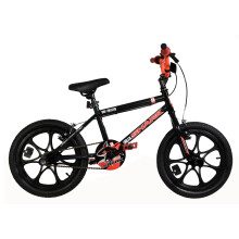 XN Urban Shark Kids 16" BMX Bike - Gloss Black/Orange