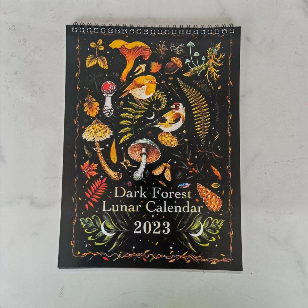 Dark Forest Lunar Calendar 2023 Wall Calendar