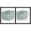 Curver 4 x Grey 18L Curver Nestable Plastic Rattan Storage Basket 35.5cm 2