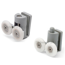 Set of 8 Double Top and Bottom Shower Door Rollers/Runners/Wheels 25mm Wheel Diameter L073P