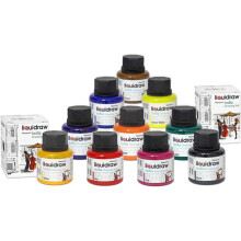 Liquidraw Waterproof Coloured Drawing Ink Set, 10x35ml India Ink for Calligraphy, Drafting & Dip Pens