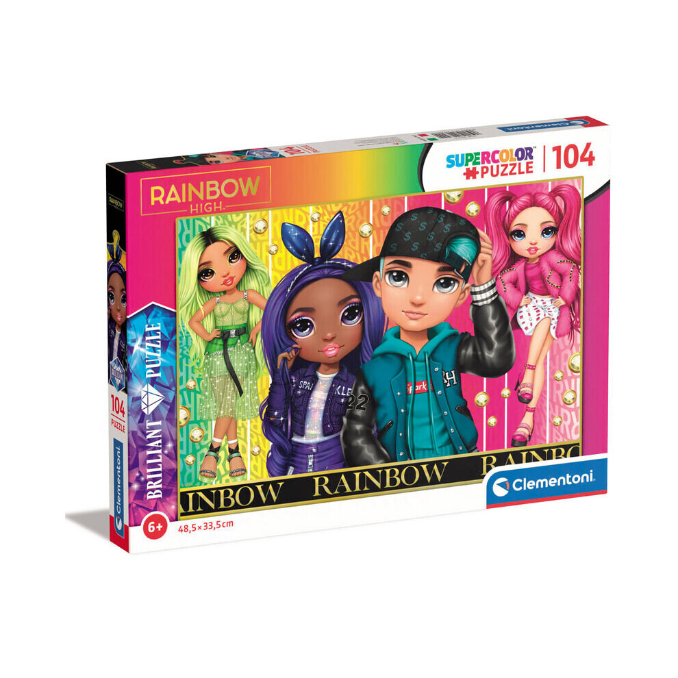 New Clementoni Rainbow High Puzzle Of 104 Pieces - Version 3 - 48.5 X 33.5 Cm 8005125203444