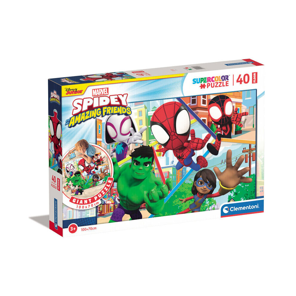 Clementoni Marvel Amazing Friends Giant Puzzle 40pzs - 100 x 70 CM