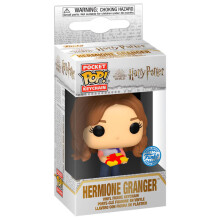 Funko Pocket POP Keychain Harry Potter Holiday Hermione Exclusive