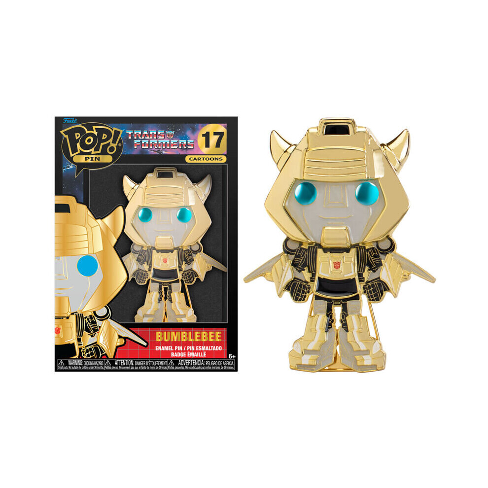 Funko Transformers Bumblebee Large Enamel Pop Pin - 10 Cm