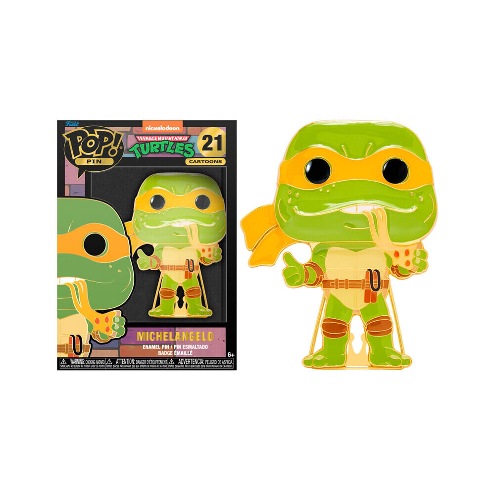 Funko Teenage Mutant Ninja Turtles Michelangelo POP Pin - 10 CM