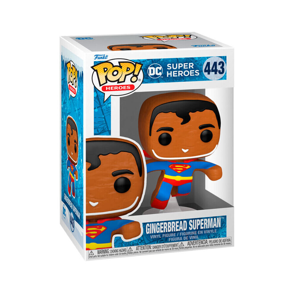 Funko POP Figure DC Comics Holiday Gingerbread Superman