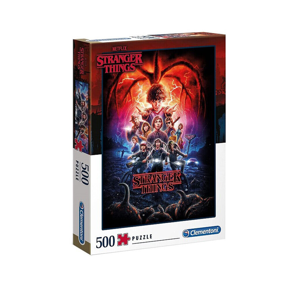 Clementoni Stranger Things Puzzle Of 500 Pieces - Version 2