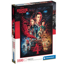 Clementoni Stranger Things Puzzle Of 1000 Pieces - 37 x 28.1 x 5.5 CM