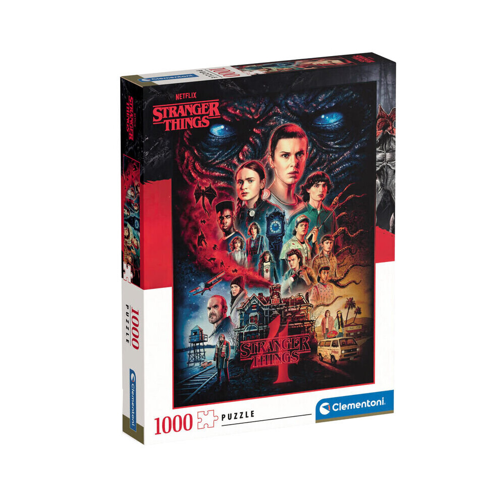 Clementoni Stranger Things Puzzle Of 1000 Pieces - 37 X 28.1 X 5.5 Cm