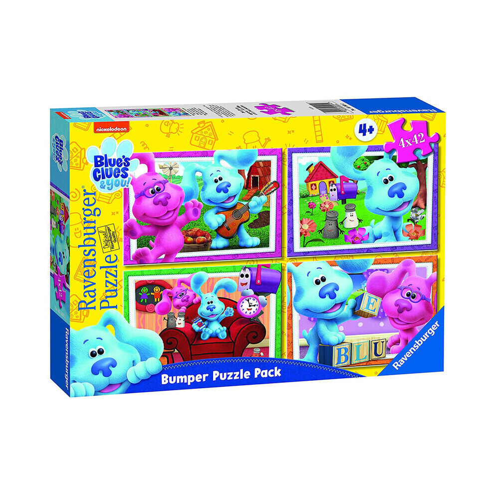 Blues Clues Bumper Pack 4 X 42 Piece Puzzle