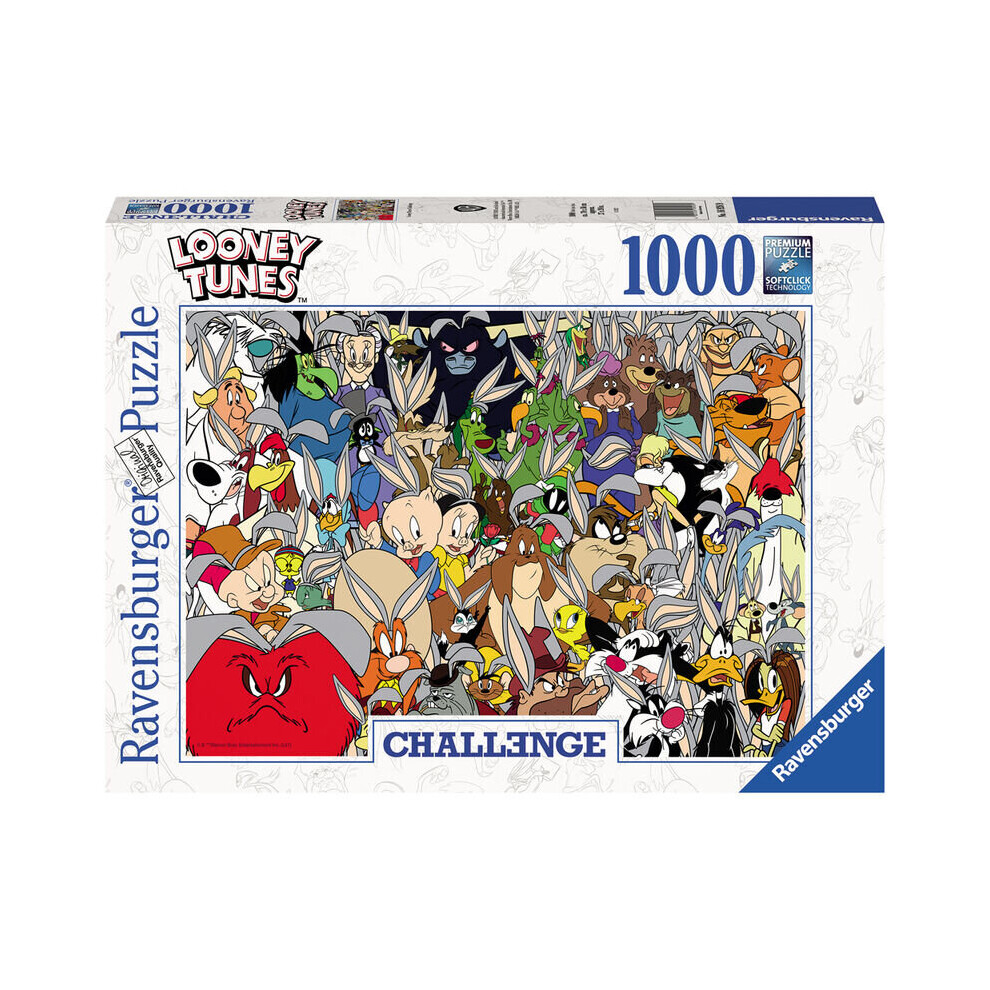 Challenge   Looney Tunes 1000 Piece Jigsaw Puzzle