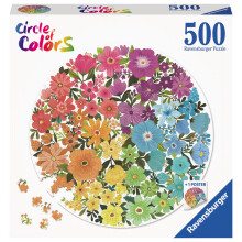 Ravensburger Flowers Puzzle Of 500 Pieces - 52 x 52 CM - Jigsaw Puzzle