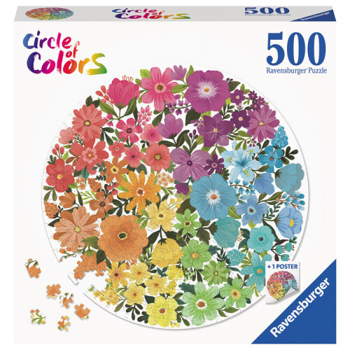 Ravensburger Puslespil 500 Blomster
