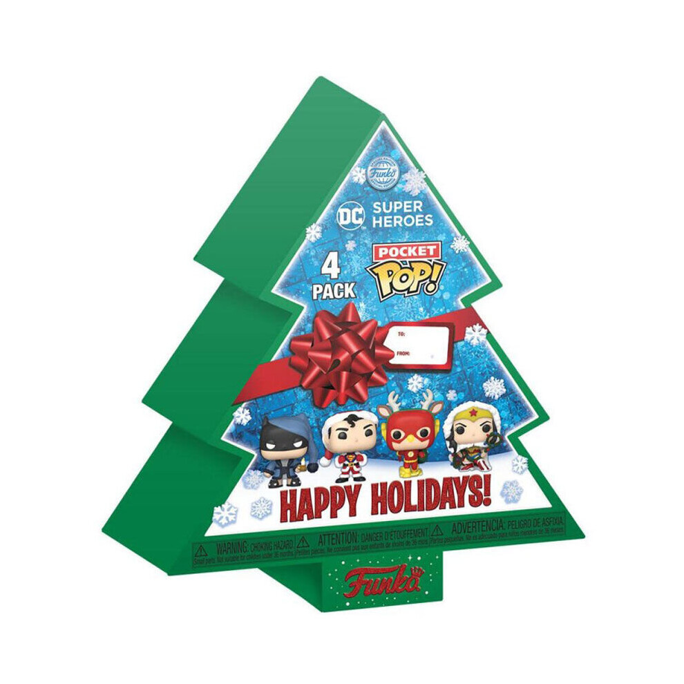 Funko Marvel Holiday Pocket POP! Vinyl Keychains 4-Pack Christmas Tree Box - Image 2