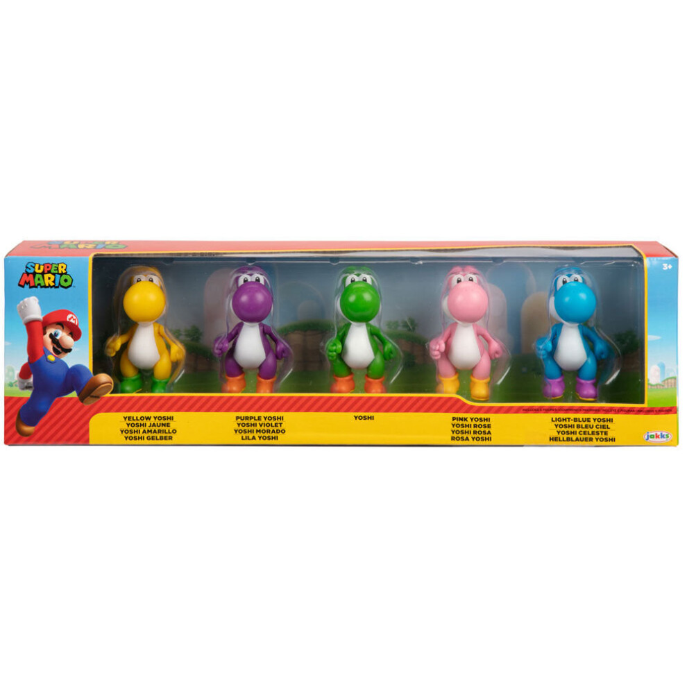 Jakks Super Mario Bros Yoshi Pack 5 Figure - 6.5 CM