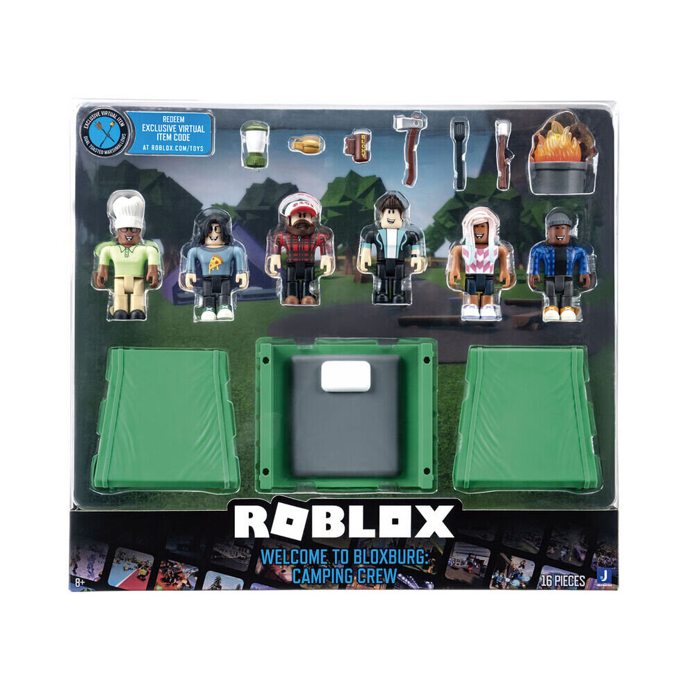 Jazwares Roblox Camping Crew Welcome To Bloxburg Pack Figures