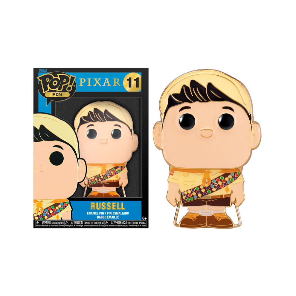 Funko Disney Pixar Up Russel Large Enamel Pop Pin - 10 Cm