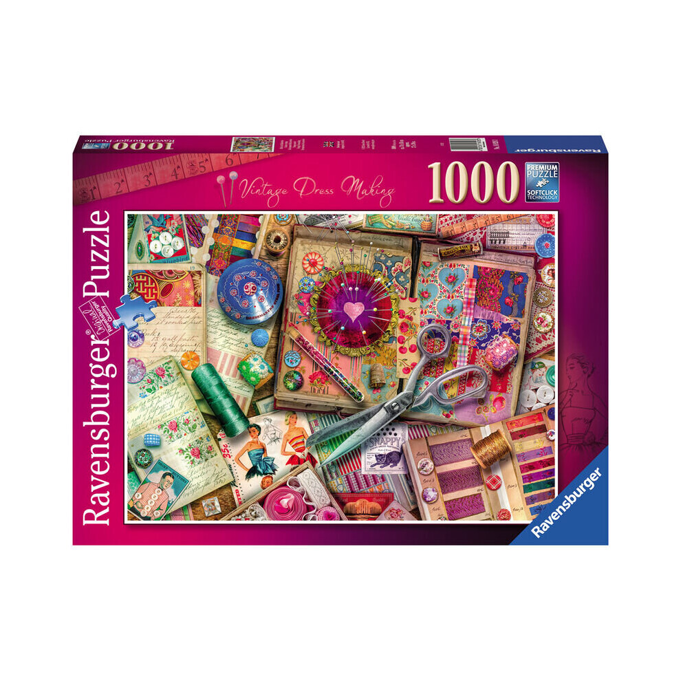 Ravensburger Tailoring Tools Puzzle Of 1000 Pieces - 70 X 50 CM