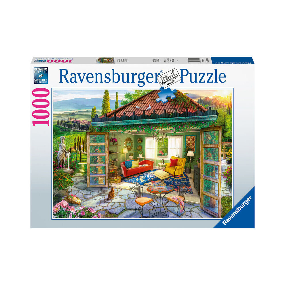 Ravensburger Tuscan Oasis Puzzle Of 1000 Pieces - 70 x 50 CM