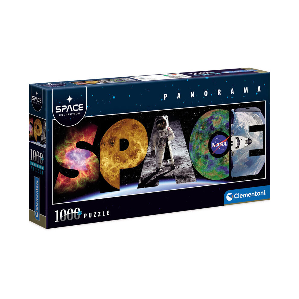 New Clementoni Nasa Panorama Puzzle Of 1000 Pieces 8005125396382