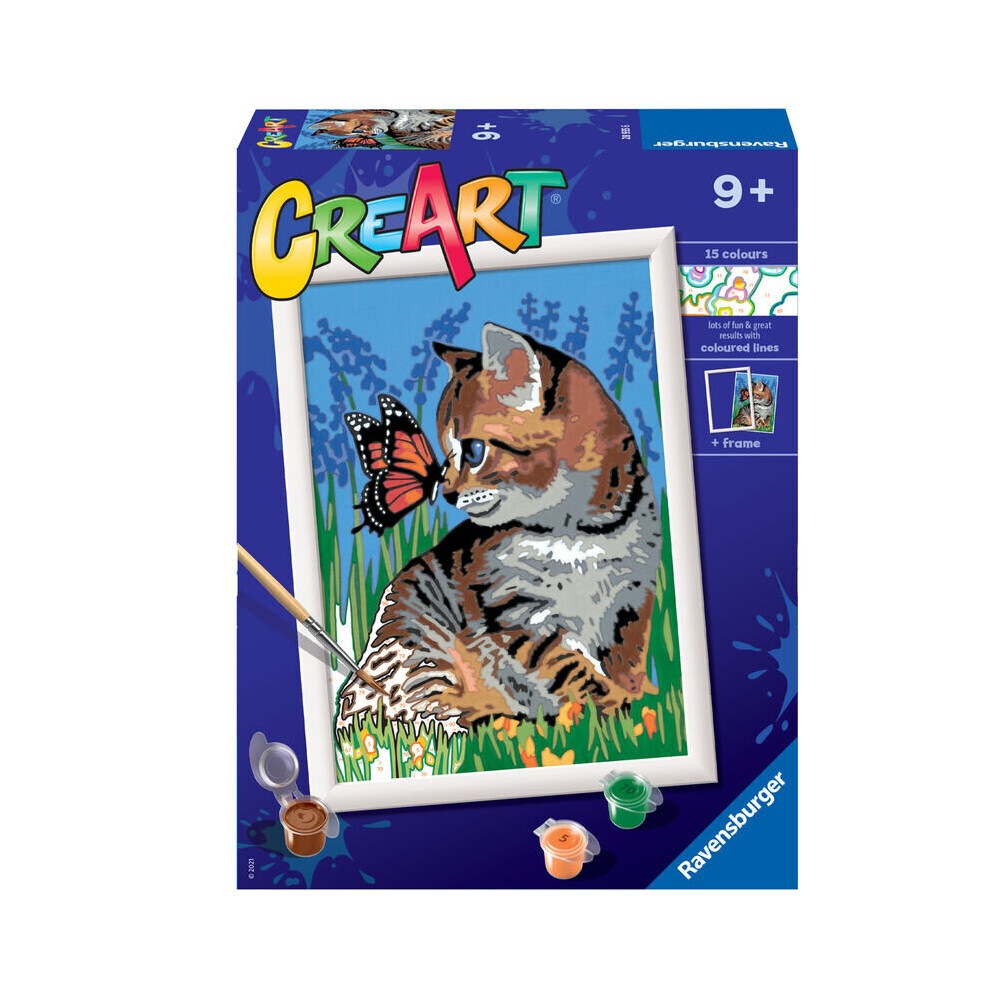 Ravensburger Creart Kitten And Butterfly Painting Kit