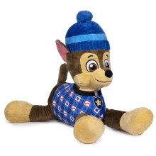 Nickelodeon Paw Patrol Chase Lying Down Winter Plush Toy - 50 CM