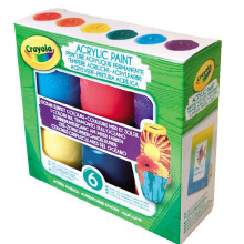 Crayola Set 6 Acrylic Sunset Colours