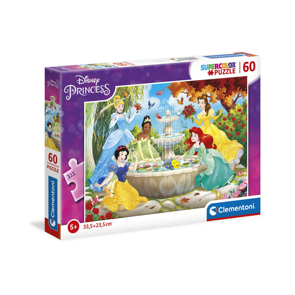 Clementoni Disney Princess Puzzle Of 60 Pieces - 28.2 x 20.2 x 2.8 CM