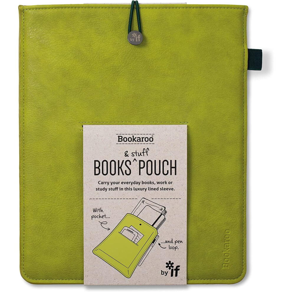 Bookaroo Books & Stuff Pouch Chartreuse