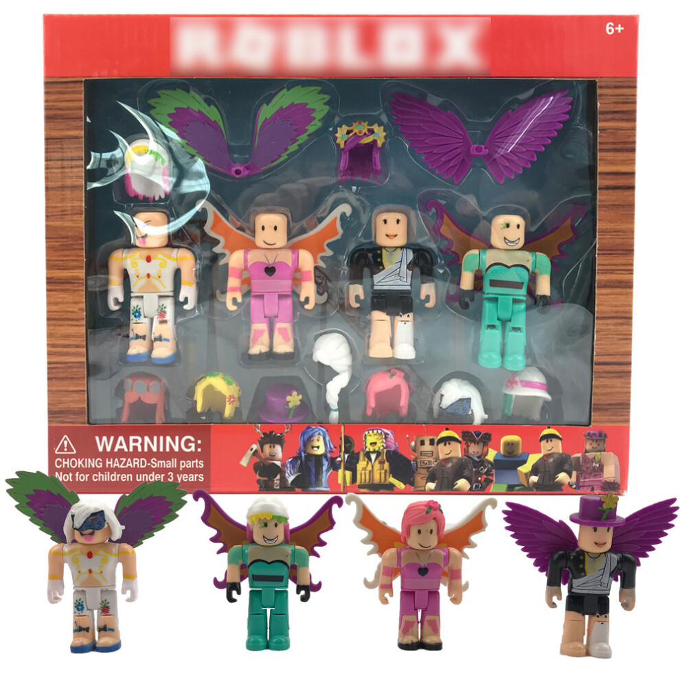 (5# Neverland Lagoon-With Box) Roblox Game Figma Oyuncak Champion Robot Mermaid Playset Action Mini Figure Toy