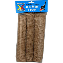 Kockney Koi Hessian Plant Pot Liners 45x45cm (3pk)