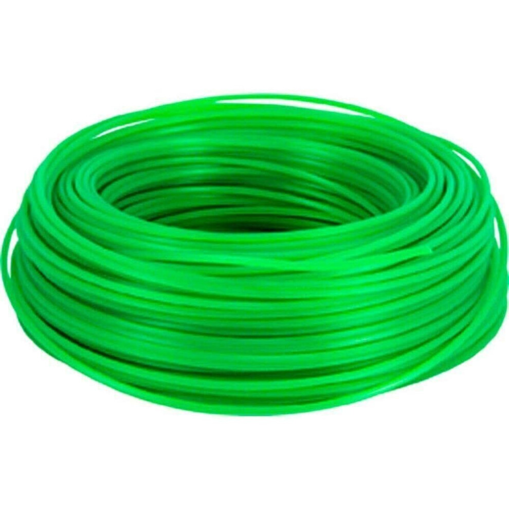 Home Spired Heavy Duty Strimmer Line Grass Trimmer Line Brush Cutter Nylon Round Rope Cut Weed Strimmer Cord String Wire (2.0mm x 15m)