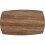 Seconique Athens Rectangular Medium Oak Effect/Black Dining Table Only 3