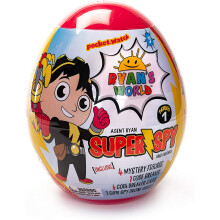 Ryan's World 919050.002 Giant Spy Egg with Hidden Surprises, Mystery Figures, Exclusive Spy Vehicle & Codebreaking Challenge