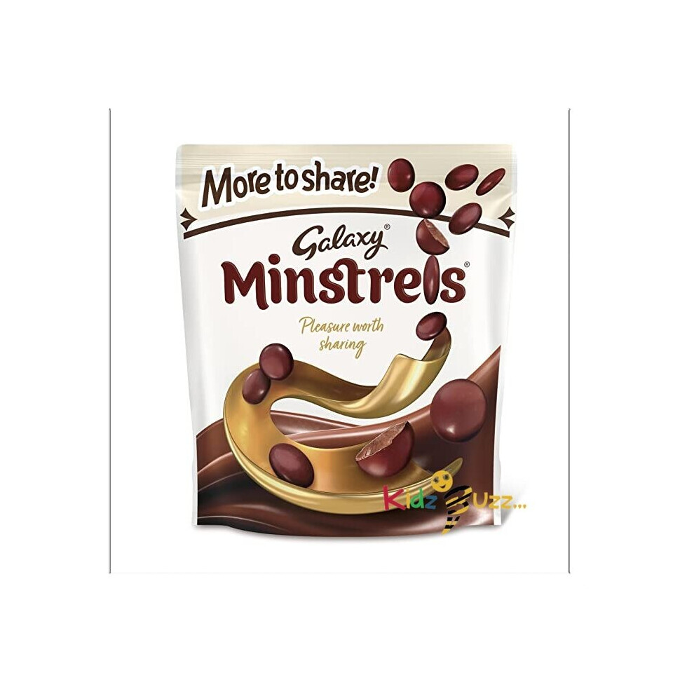 1 X Galaxy Minstrels Chocolate Bag Sharing Pack 240g