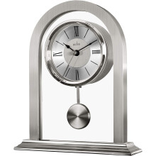 Acctim Colney 36937 Glass and Metal Table Clock in Silver