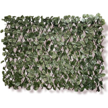Artificial Ivy Screen Expandable Willow Trellis Fence Maple Leaf 2x1m
