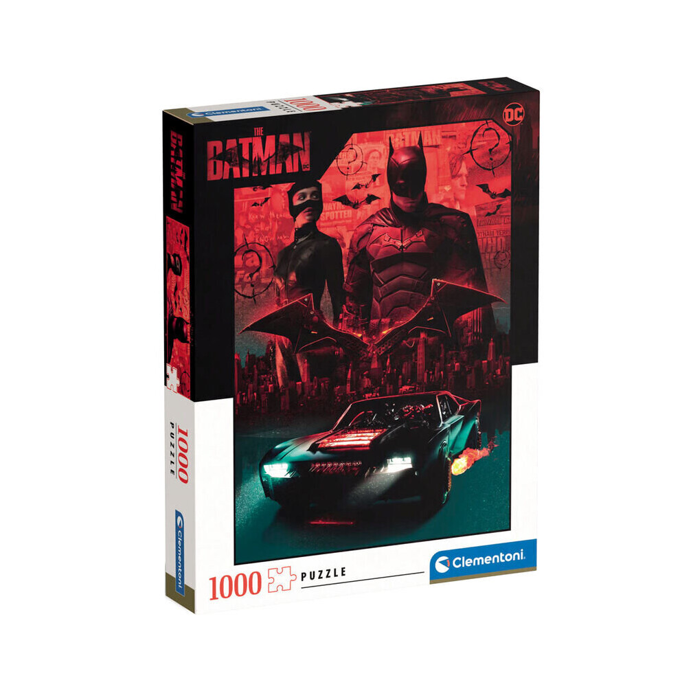 Clementoni DC Comics Batman Puzzle Of 1000 Pieces - Version 2 - 37 x 28.1 x 5.5 CM