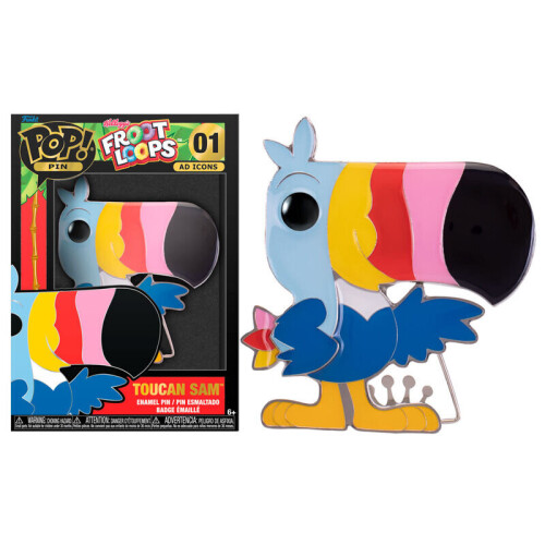 Funko Funko Froot Loops Toucan Sam Large Enamel POP Pin - 10 CM