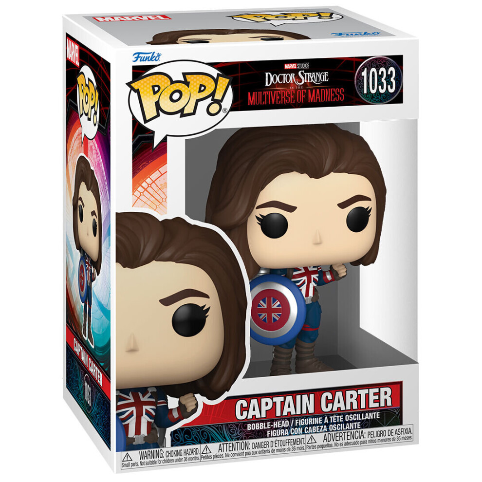 Funko Pop Figure Marvel Doctor Strange Captain Carter